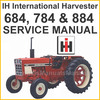 Thumbnail IH International 684, 784 & 884 Tractors Shop Service Repair Manual - DOWNLOAD Thumbnail IH International 684, 784 & 884 Tractors Shop Service Repair Manual - DOWNLOAD