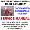 Thumbnail IH Farmall Cub & Cub Lo-Boy Tractor Service & Repair Manual - IMPROVED - DOWNLOAD Thumbnail IH Farmall Cub & Cub Lo-Boy Tractor Service & Repair Manual - IMPROVED - DOWNLOAD