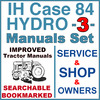 Thumbnail IH International Case Hydro 84 Tractor SERVICE, SHOP, OPERATOR Manual -3- Manuals - IMPROVED - DOWNLOAD Thumbnail IH International Case Hydro 84 Tractor SERVICE, SHOP, OPERATOR Manual -3- Manuals - IMPROVED - DOWNLOAD