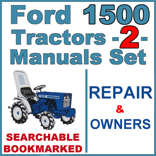 Product picture Ford 1500 Tractor Service Repair & Operator Instruction Manual -2- Manuals - IMPROVED - DOWNLOAD