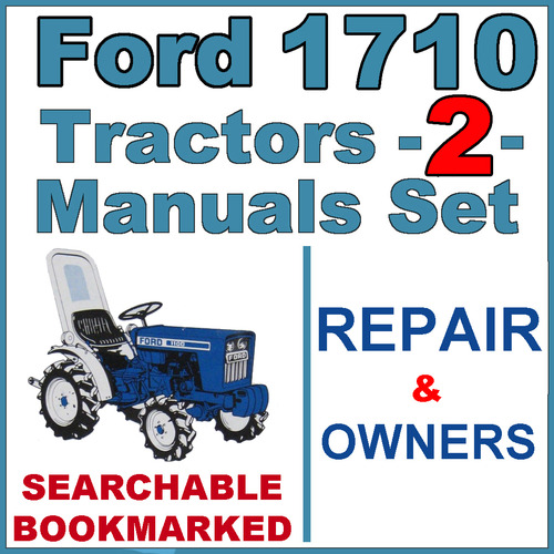 Product picture Ford 1710 Tractor Service & Operator Manual -2- Manuals - IMPROVED - DOWNLOAD