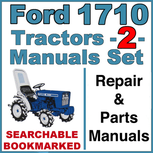 Product picture Ford 1710 Tractor Service & Parts Catalog Manual -2- Manuals - IMPROVED - DOWNLOAD