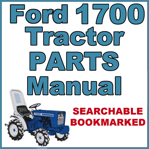 Product picture Ford 1700 Compact Tractor Illustrated Parts List Manual Catalog - IMPROVED - DOWNLOAD