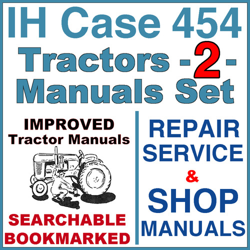 Product picture IH International Case 454 Tractor REPAIR SERVICE & SHOP Manual -2- Manuals - IMPROVED - DOWNLOAD