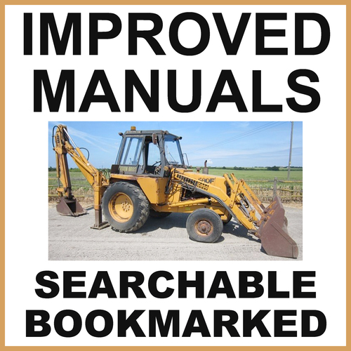 Product picture Case 580F Construction King Loader Backhoe Operators Instruction Manual - IMPROVED - DOWNLOAD
