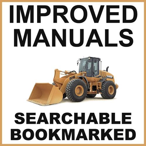Product picture Collection of 3 files: Case 821E Tier 3 Loader Service Manual, Engine Repair Manual & Operator Manuals - IMPROVED - DOWNLOAD