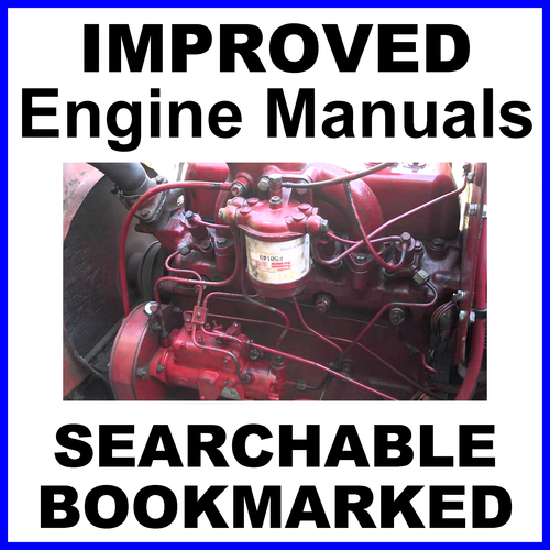 Product picture Collection of 2 files - IH 4-Cylinder BD154 Diesel Engine Service Repair Manual & Illustrated Parts Manual - IMPROVED - DOWNLOAD