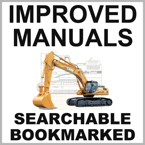 Product picture Case CX460 Excavator Owner Operators Instruction Manual - IMPROVED - DOWNLOAD