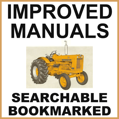 Product picture Case IH International 2806 Tractors Service Shop Manual - IMPROVED - DOWNLOAD