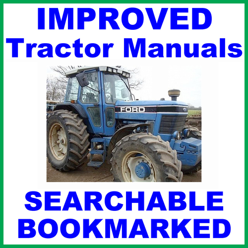 Product picture Ford New Holland 8530 Tractor Factory Service Repair Manual - IMPROVED - DOWNLOAD