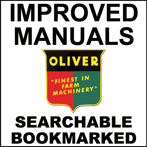 Product picture Oliver 66 77 88 Super 66 Super 77 Super 88 660 770 880 Tractor Service Shop Manual - IMPROVED DOWNLOAD