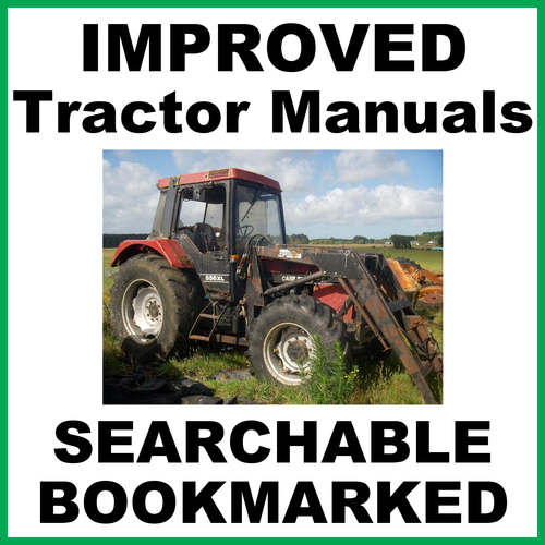 Product picture Collection of 2 files: Case IH 856XL 856 XL Tractor Service Manual & Parts Catalog - IMPROVED - DOWNLOAD