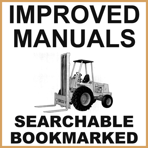Product picture Collection of 2 files - Case 584C 585C 586C Forklift Operators Manual & Parts Catalog Manuals - IMPROVED - DOWNLOAD