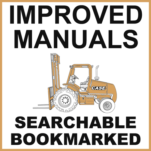 Product picture Collection of 2 files - Case 586H 588H Tier 4 Forklift Operators Manual & Parts Catalog Manuals - IMPROVED - DOWNLOAD