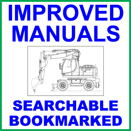 Product picture Case WX148 Wheeled Excavator FACTORY Service Workshop Manual - IMPROVED - DOWNLOAD