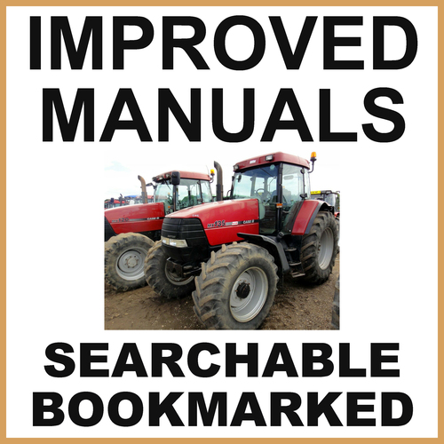 Product picture Collection of 2 files - IH Case MX100 MX110 MX120 MX135 Tractor Service Repair Manual & Operators Instruction Manual - IMPROVED - DOWNLOAD